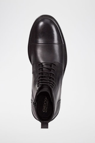 Boots en cuir verni Walk Pleasure - Noir