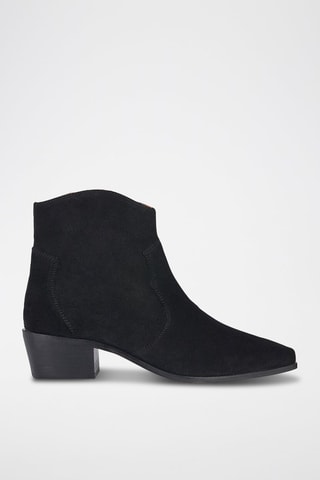 Bottines en nubuck Texica - Noir