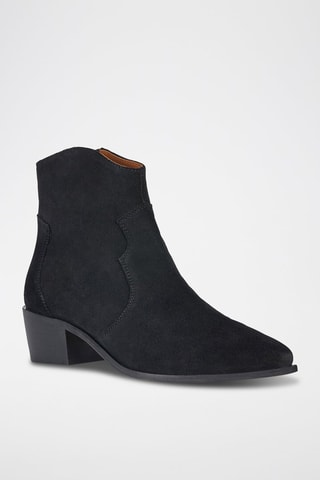 Bottines en nubuck Texica - Noir