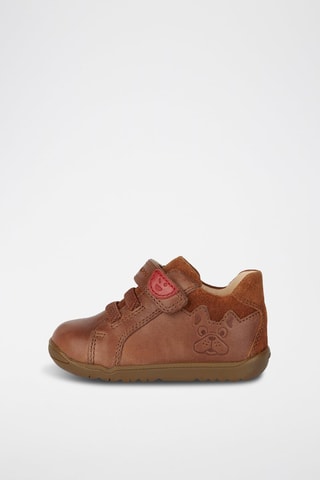 Bottines en cuir Macchia - Marron foncé