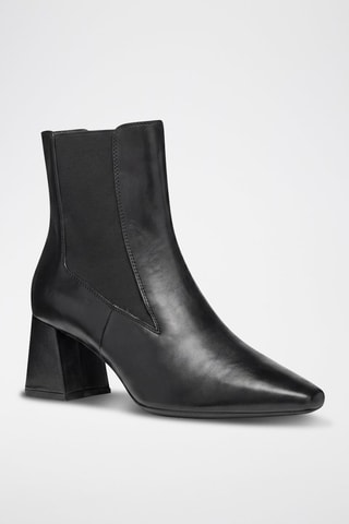 Bottines Chelsea en cuir Giselda - Noir