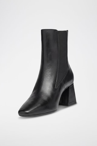 Bottines Chelsea en cuir Giselda - Noir