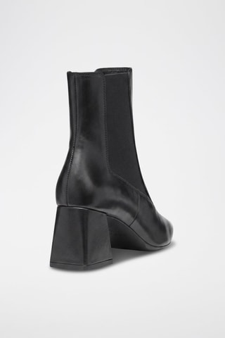 Bottines Chelsea en cuir Giselda - Noir