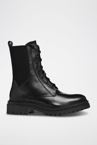Bottines en cuir Iridea - Noir