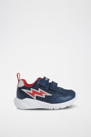 Bottines Sprintye - Bleu marine et rouge