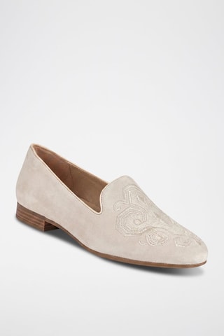 Slippers en nubuck Marlyna - Beige