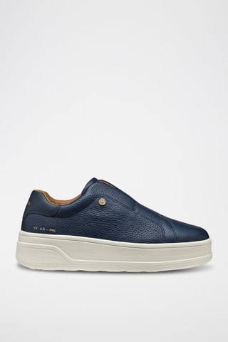 Slip-on en cuir Spherica - Bleu marine