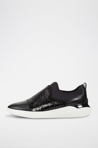 Slip-on en cuir - Noir