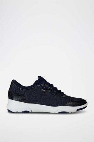 Sneakers en cuir - Bleu marine