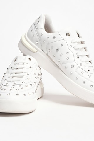 Baskets en cuir nappa - Blanc