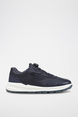 Baskets en cuir - Bleu marine