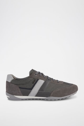 Baskets en cuir Wells - Gris