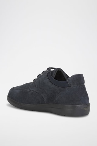 Baskets en nubuck Leitan - Bleu marine