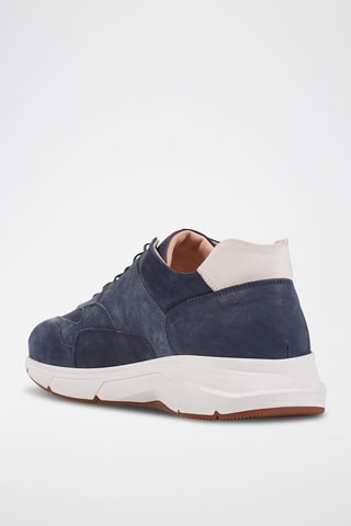Baskets en nubuck Radente - Bleu cobalt