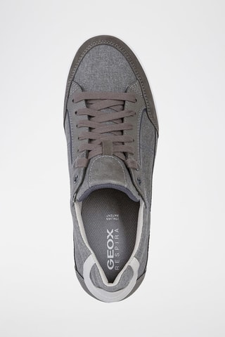 Baskets en cuir Walee - Gris chiné