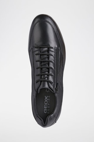 Baskets en cuir de mouton nappa Adrien - Noir