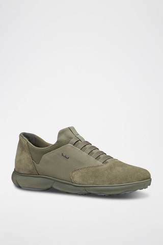 Baskets en nubuck Nebula - Vert d’eau