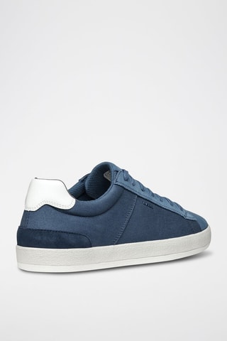Baskets en cuir de veau nubuck Serifos - Ciel