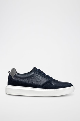 Baskets en cuir Deiven - Bleu marine