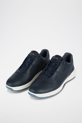 Baskets en cuir nappa ABX - Bleu marine