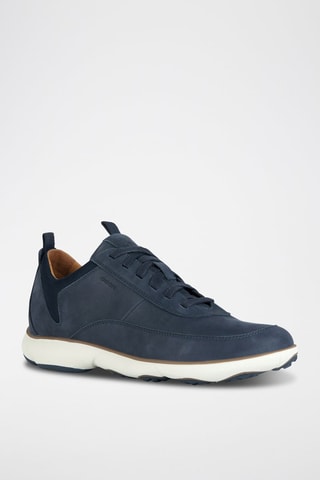 Baskets en nubuck Nebula - Bleu marine