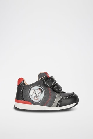 Baskets en cuir Rishon Les 101 Dalmatiens Disney - Noir