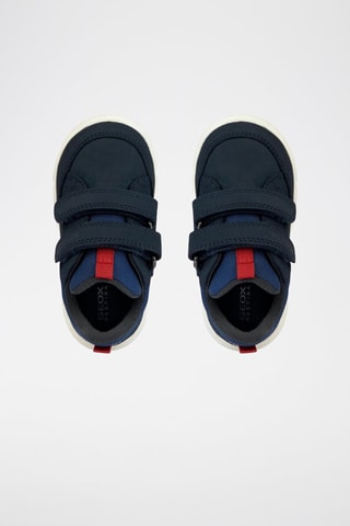 Baskets en cuir Hyroo - Bleu marine