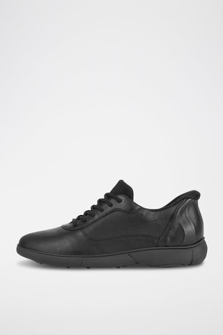 Baskets en cuir nappa Nebula - Noir