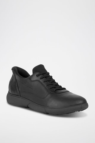 Baskets en cuir nappa Nebula - Noir
