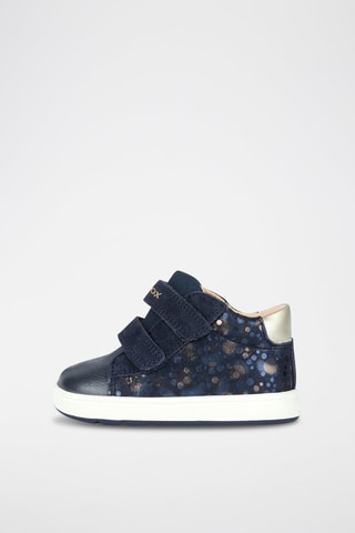 Baskets montantes en cuir Biglia - Bleu nuit