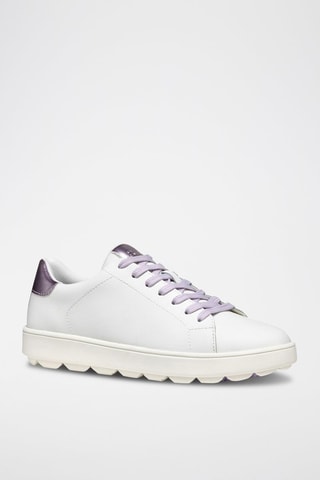 Baskets en cuir Spherica - Blanc