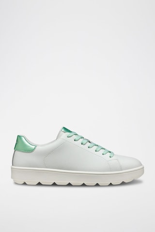 Baskets en cuir Spherica - Blanc