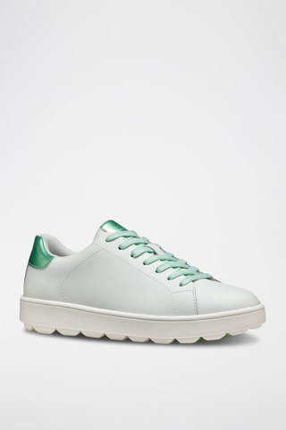 Baskets en cuir Spherica - Blanc