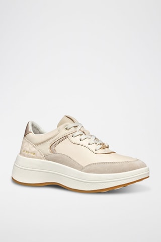 Baskets en cuir Spherica - Beige