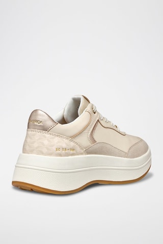 Baskets en cuir Spherica - Beige