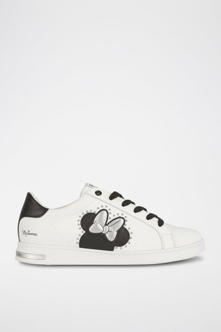 Baskets en cuir nappa Minnie Disney Jaysen - Blanc
