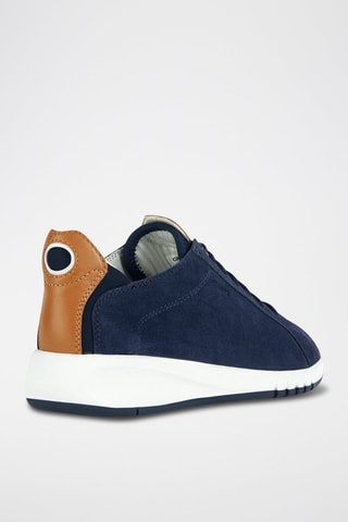 Baskets en cuir Aerantis - Bleu marine