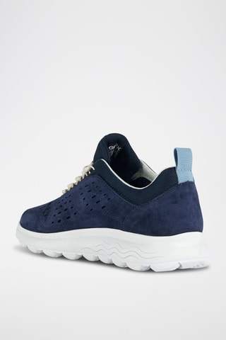 Baskets en nubuck Spherica - Bleu marine
