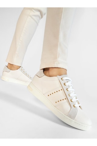 Baskets en cuir - Ecru