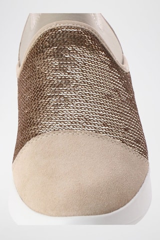Baskets en cuir nappa nubuck Theragon - Doré