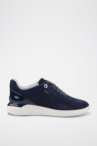 Baskets en nubuck Theragon - Bleu marine
