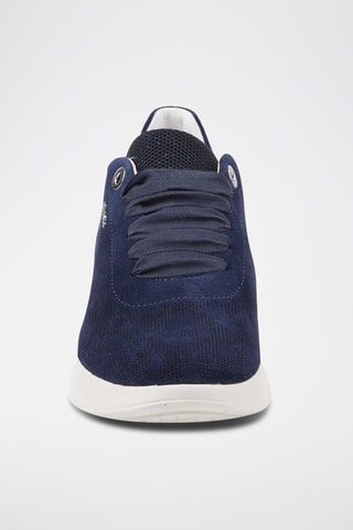 Baskets en nubuck Theragon - Bleu marine