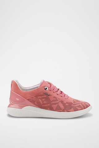 Baskets en nubuck Theragon - Corail