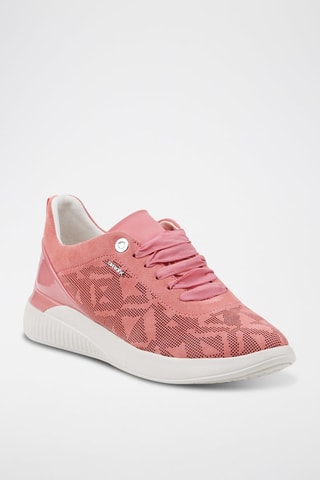 Baskets en nubuck Theragon - Corail