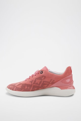 Baskets en nubuck Theragon - Corail