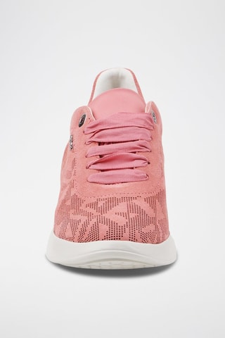Baskets en nubuck Theragon - Corail