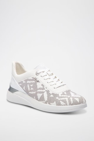 Baskets en nubuck Theragon - Blanc
