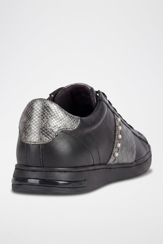 Baskets en cuir Jaysen - Gris foncé