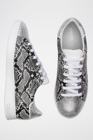 Baskets en cuir Jaysen - Noir et blanc