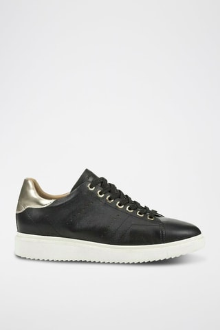 Baskets en cuir Thymar - Noir